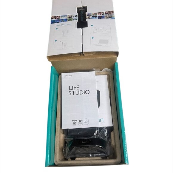 Hitachi Lifestudio 500GB Mobile Plus USB Hard Drive with Dock Station - Picture 7 of 7